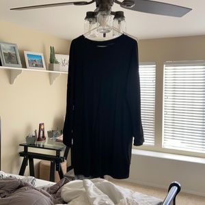 Black t shirt dress